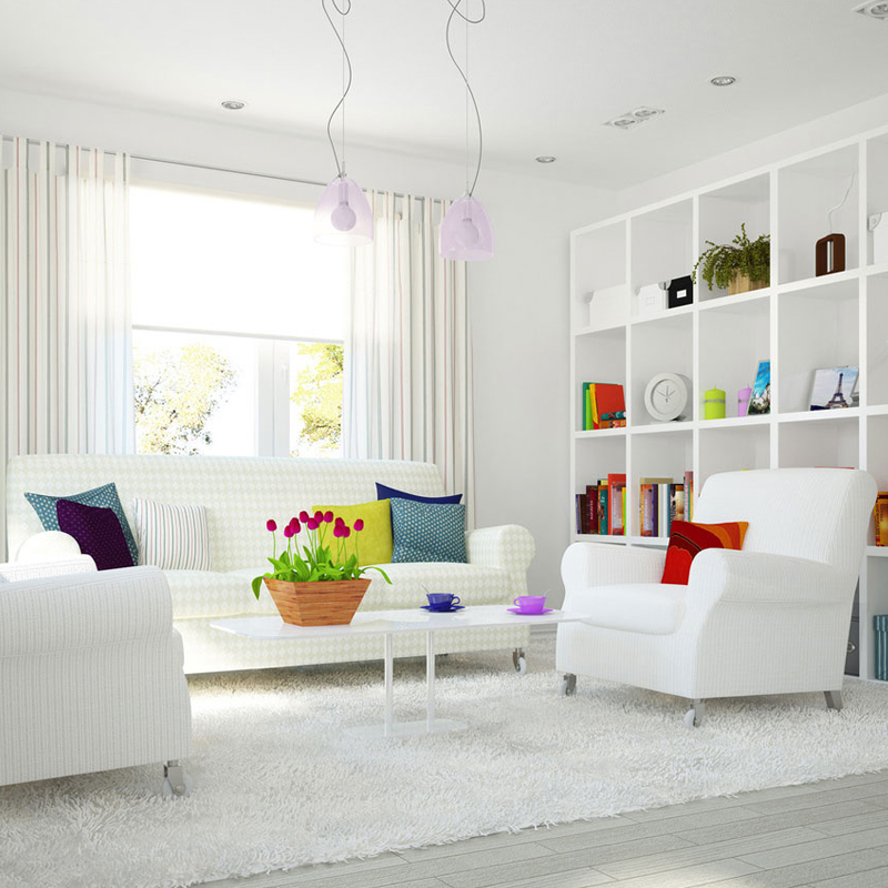 Tips Desain  Interior  Rumah  Warna  Putih Modern  Dan 